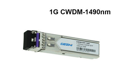 Moduł 1,25 Gb / s CWDM SFP 1490nm 80 km transceiver optyczny